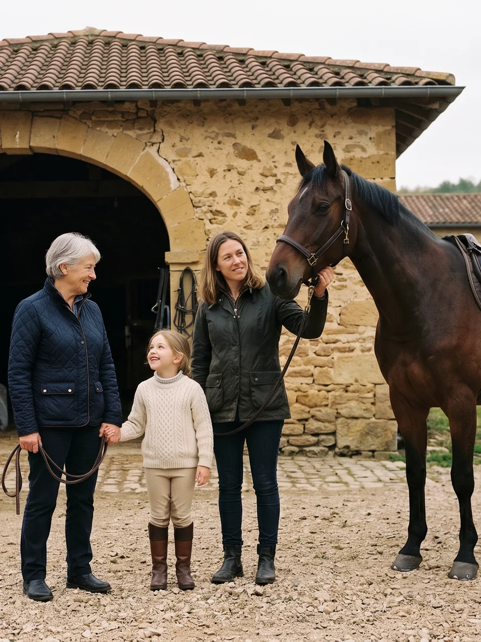 L'équipe, Haras des Guérets, centre équestre à Romans-sur-Isère