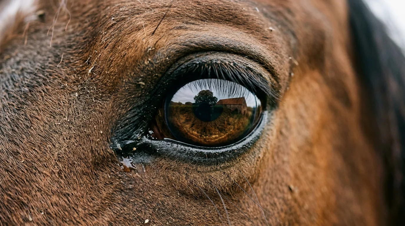 Un regard de cheval, Haras des Guérets, Romans-sur-Isère